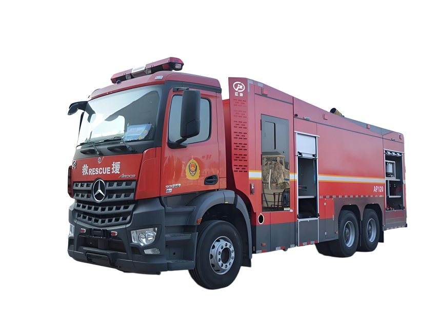 12噸奔馳壓縮空氣泡沫消防車