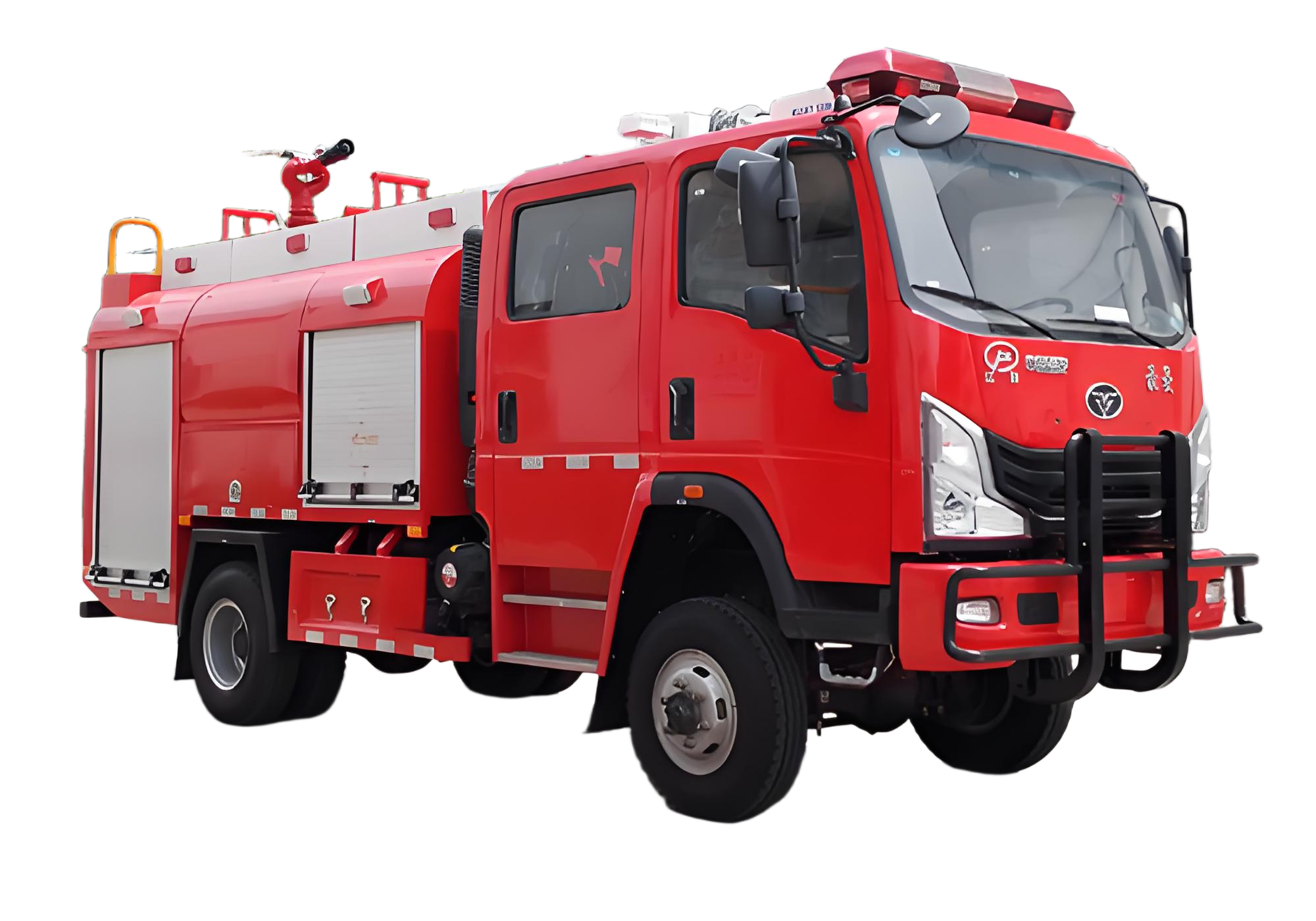 豪曼四驅水罐消防車